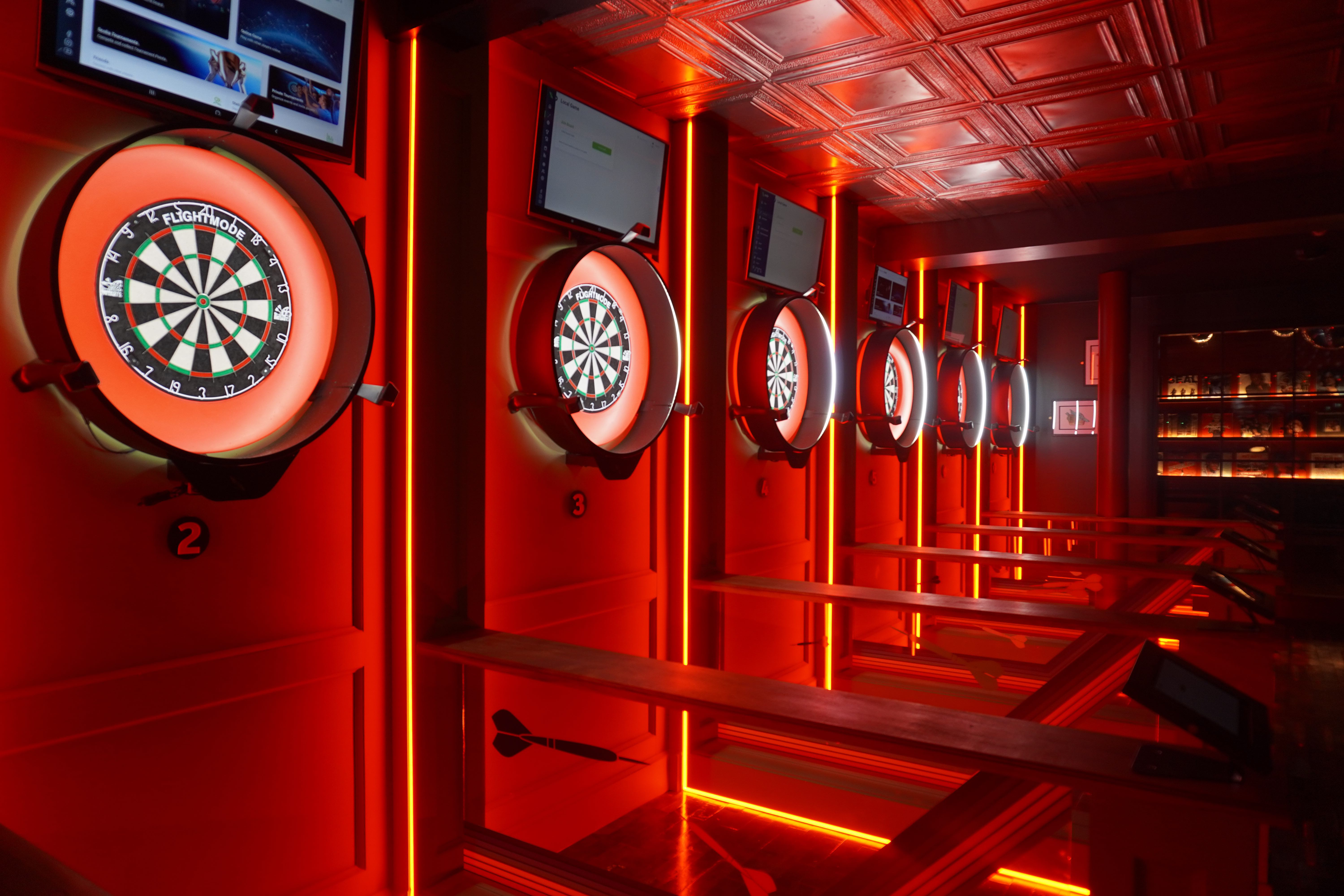 Darts area at FlightMode